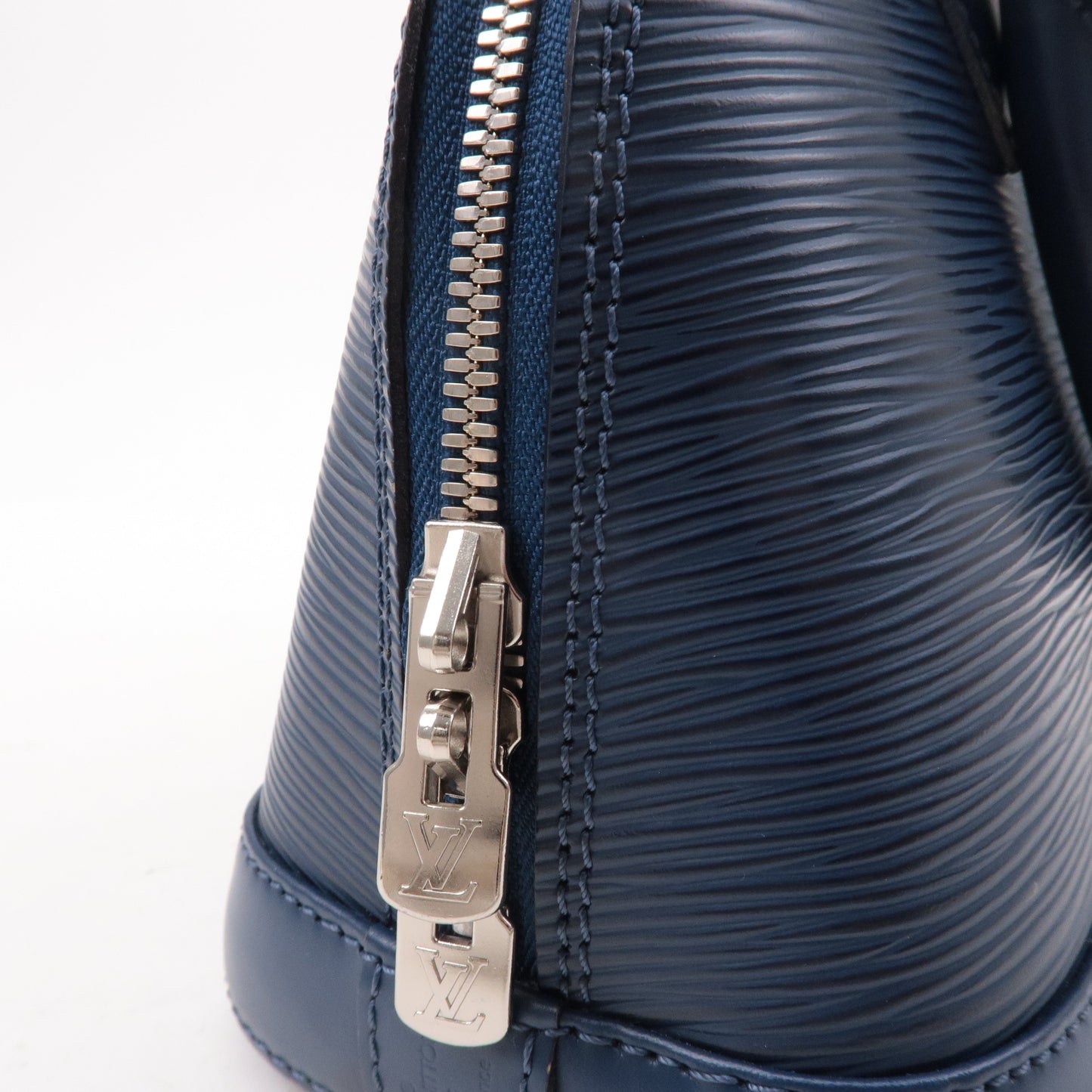 Louis Vuitton Epi Alma BB 2Way Bag Andigo Blue M40855