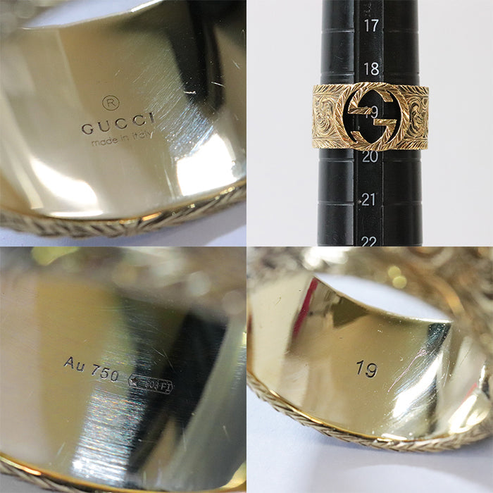 GUCCI Ring Au750 gold 19