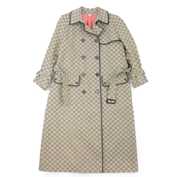 GUCCI coat cotton Beige, Brown 648997 Z8AMP 38