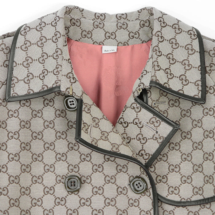 GUCCI coat cotton Beige, Brown 648997 Z8AMP 38