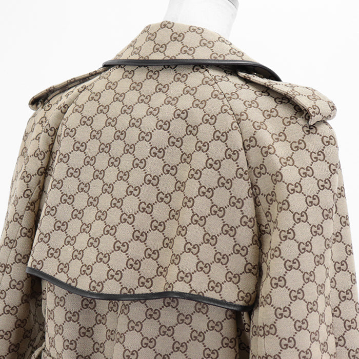 GUCCI coat cotton Beige, Brown 648997 Z8AMP 38