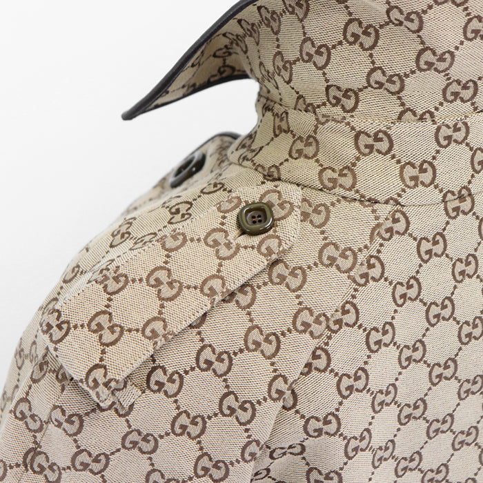 GUCCI coat cotton Beige, Brown 648997 Z8AMP 38