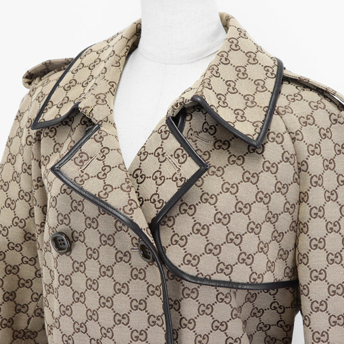 GUCCI coat cotton Beige, Brown 648997 Z8AMP 38