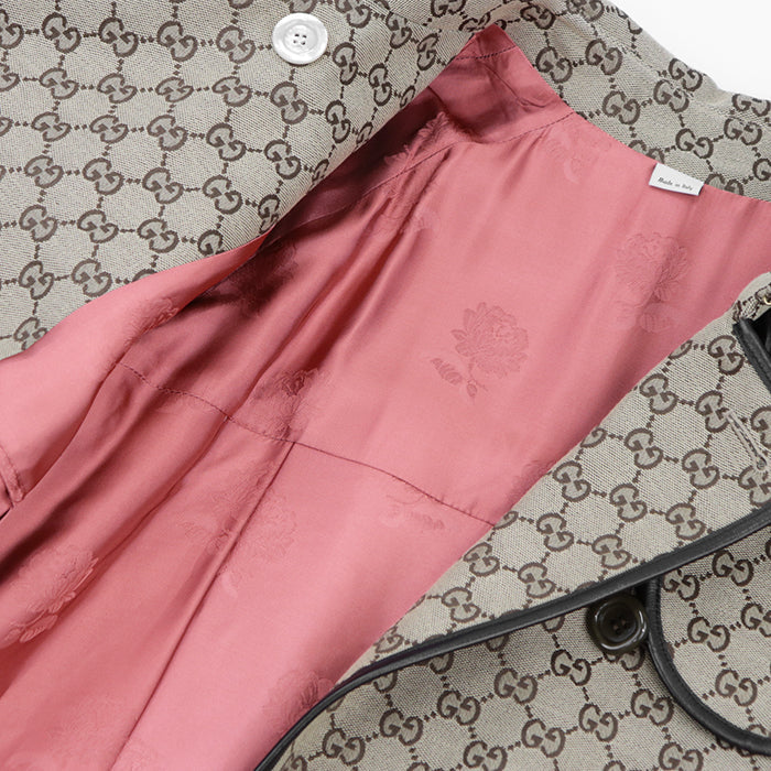 GUCCI coat cotton Beige, Brown 648997 Z8AMP 38