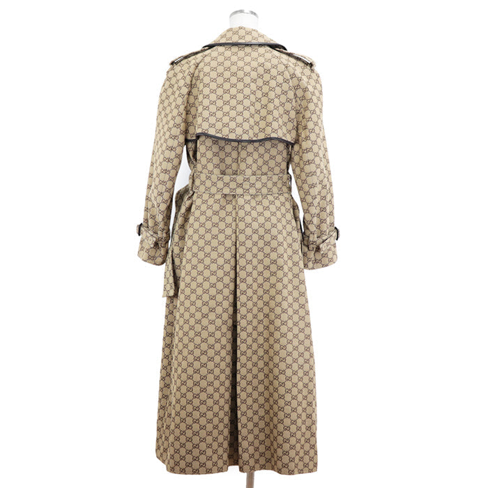 GUCCI coat cotton Beige, Brown 648997 Z8AMP 38