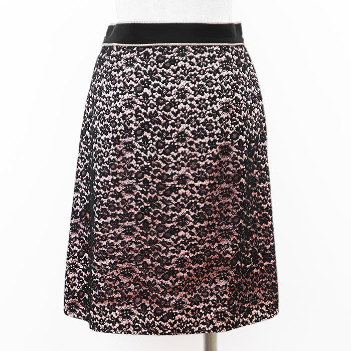 GUCCI skirt 415347 Rayon Pink, Black 40