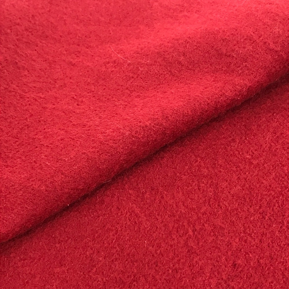 HERMES Scarf cashmere Red logo