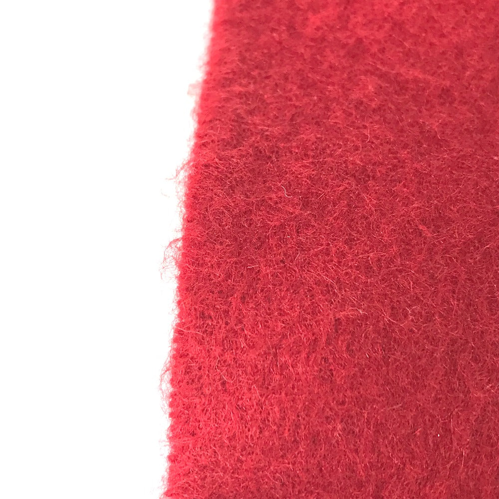 HERMES Scarf cashmere Red logo