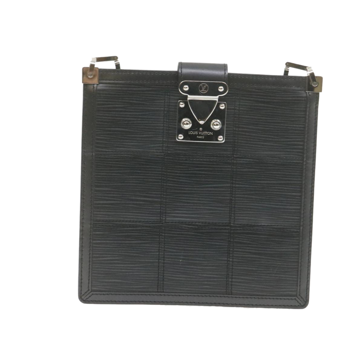 LOUIS VUITTON Epi Stretch Mojito Shoulder Bag Pouch Black M54612 LV Auth 21016