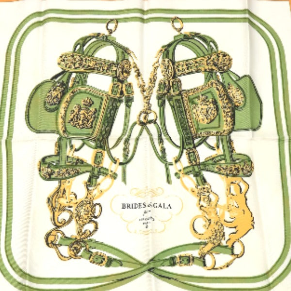 HERMES scarf silk Orange Petit Carre (Carre 45) gourosh silk twill