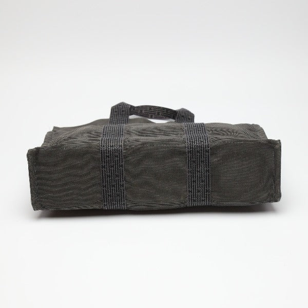 HERMES Tote Bag canvas gray Her LineTote MM Business bag canvas mens(Unisex) Used