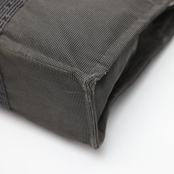 HERMES Tote Bag canvas gray Her LineTote MM Business bag canvas mens(Unisex) Used