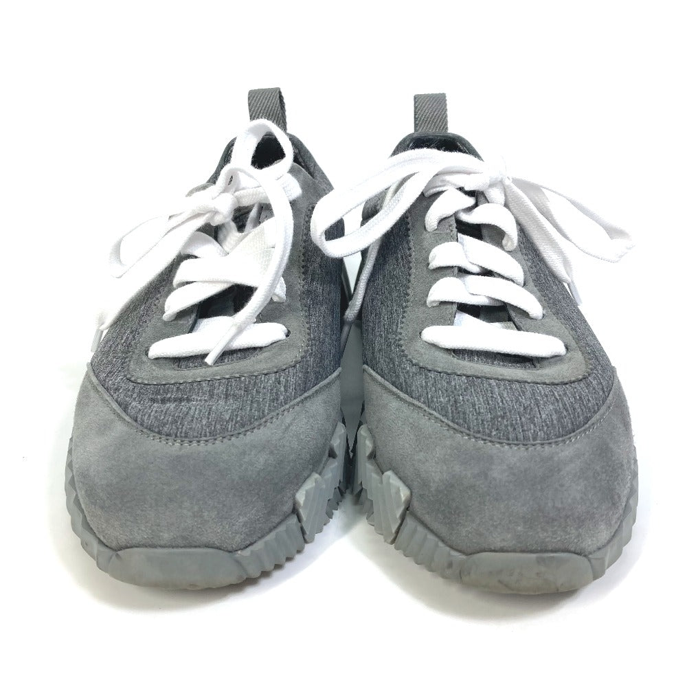 HERMES sneakers Canvas/Suede , Technical Canvas/Suede gray shoes bouncing Women 35 1/2 Used