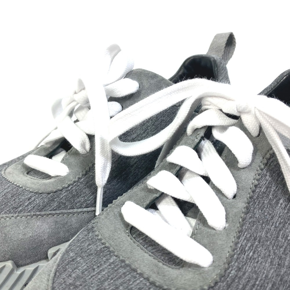 HERMES sneakers Canvas/Suede , Technical Canvas/Suede gray shoes bouncing Women 35 1/2 Used