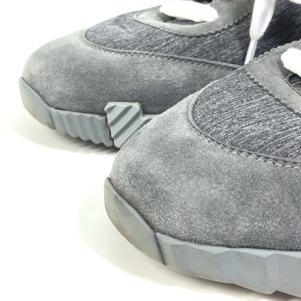 HERMES sneakers Canvas/Suede , Technical Canvas/Suede gray shoes bouncing Women 35 1/2 Used