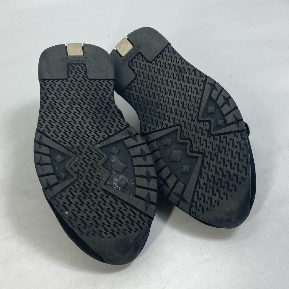HERMES sneakers Polyamide, Leather black Stadium mens 41 Used