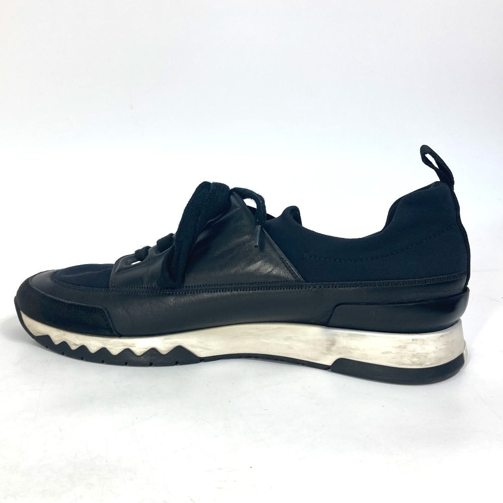 HERMES sneakers Polyamide, Leather black Stadium mens 41 Used