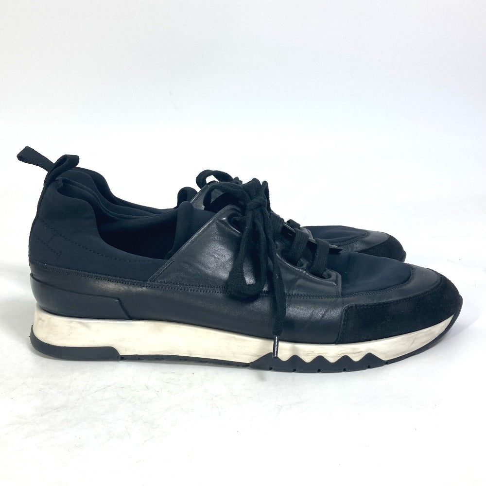 HERMES sneakers Polyamide, Leather black Stadium mens 41 Used