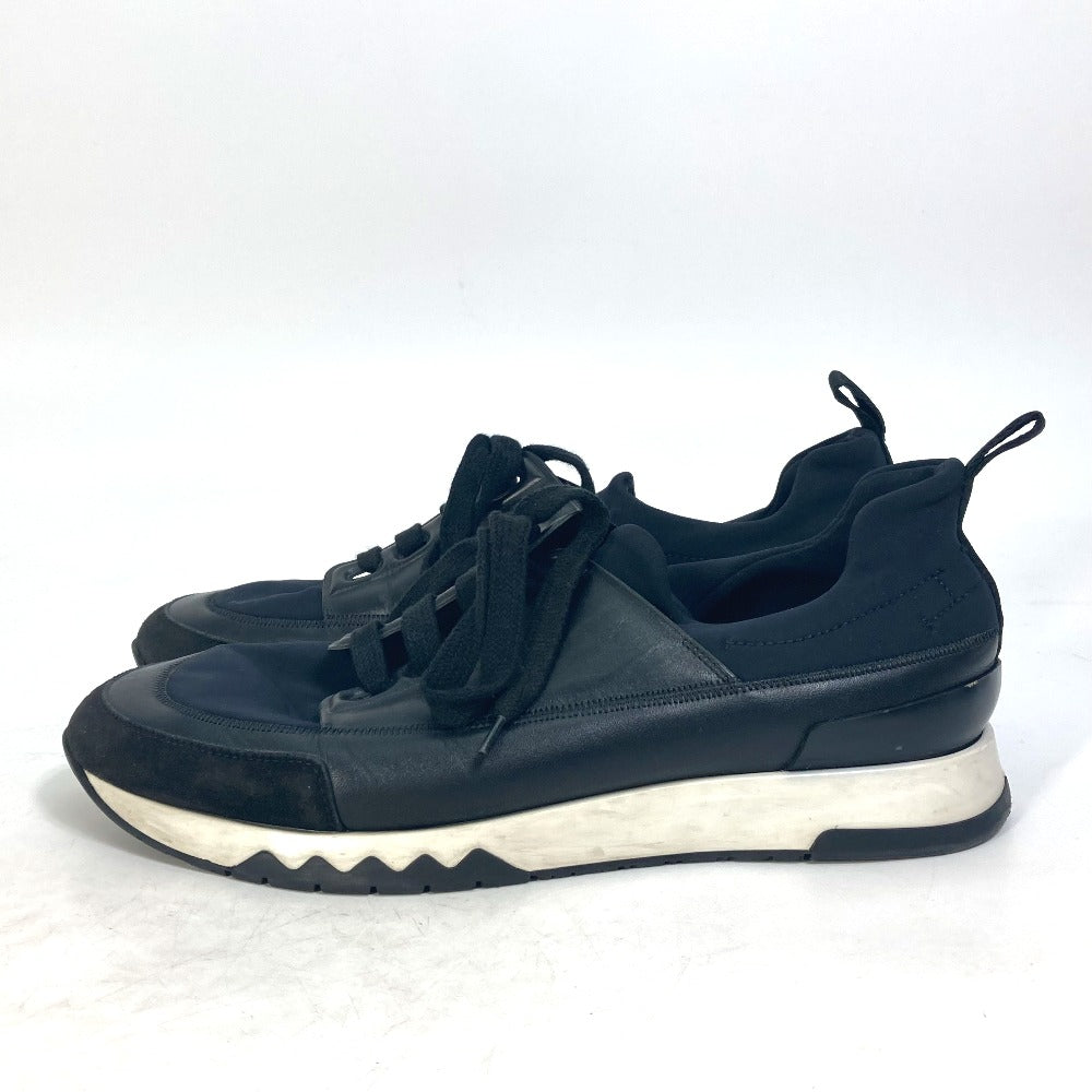 HERMES sneakers Polyamide, Leather black Stadium mens 41 Used