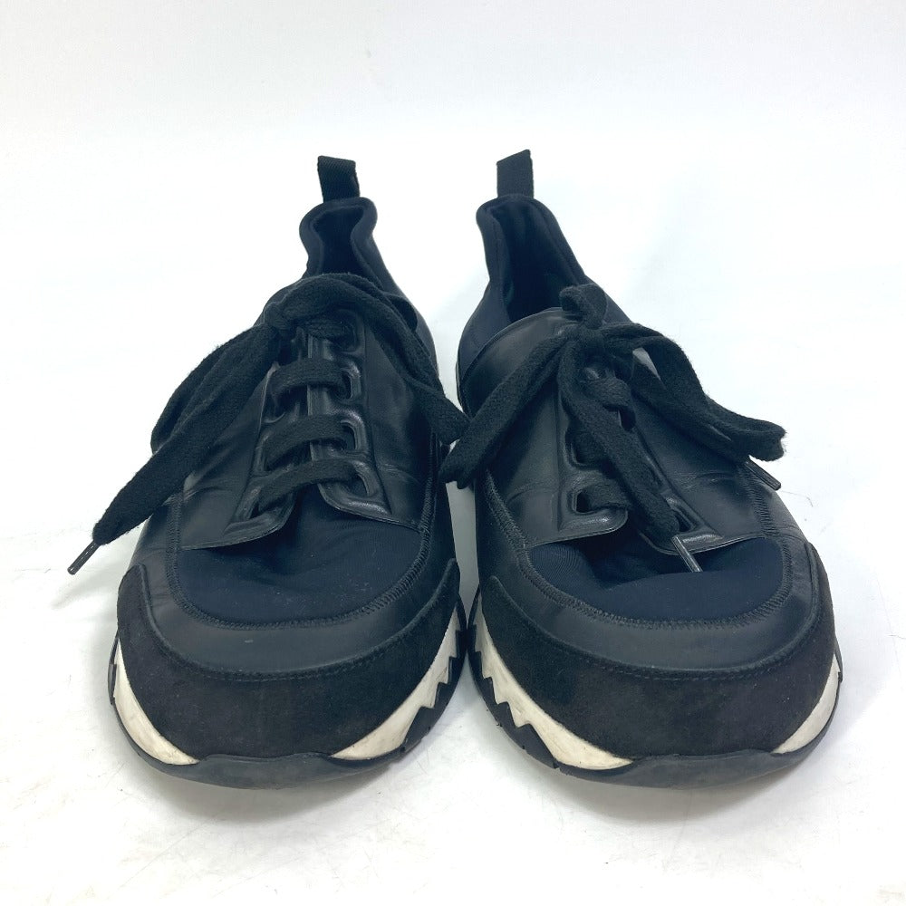HERMES sneakers Polyamide, Leather black Stadium mens 41 Used