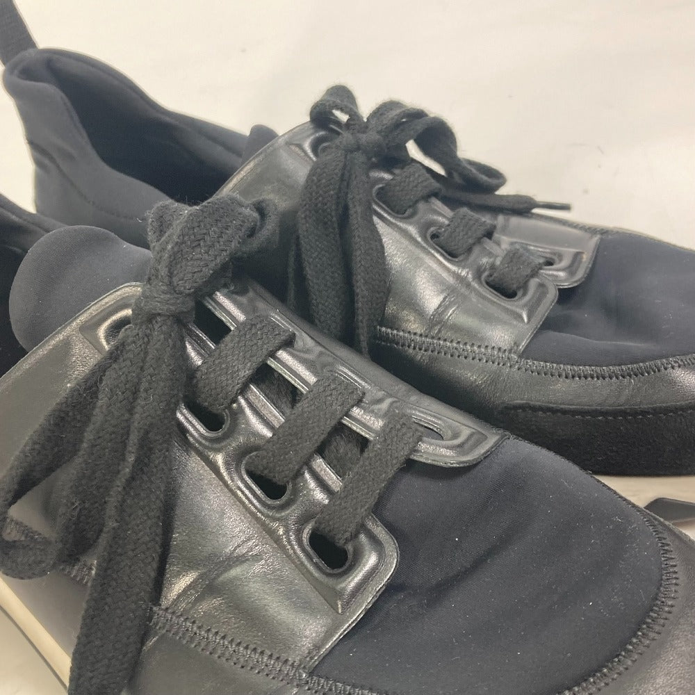 HERMES sneakers Polyamide, Leather black Stadium mens 41 Used