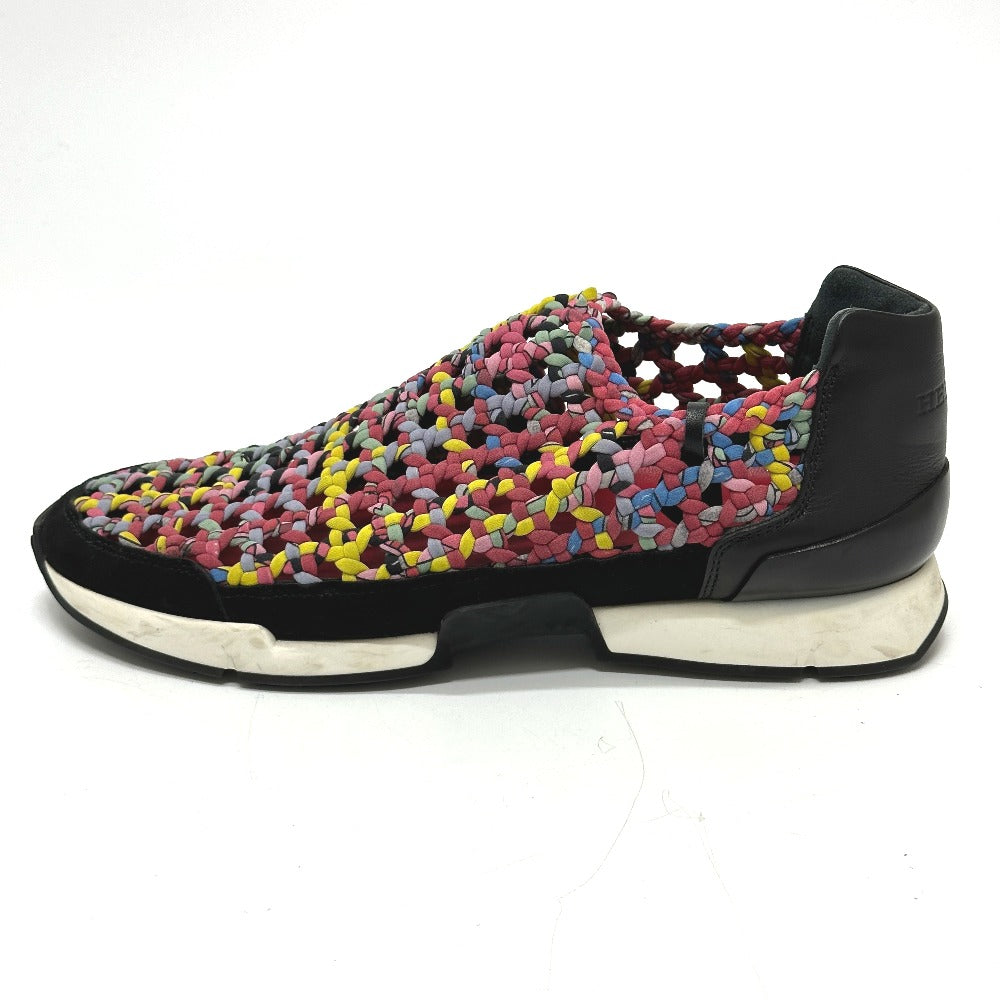 HERMES sneakers leather pink Braid Women 36 Used