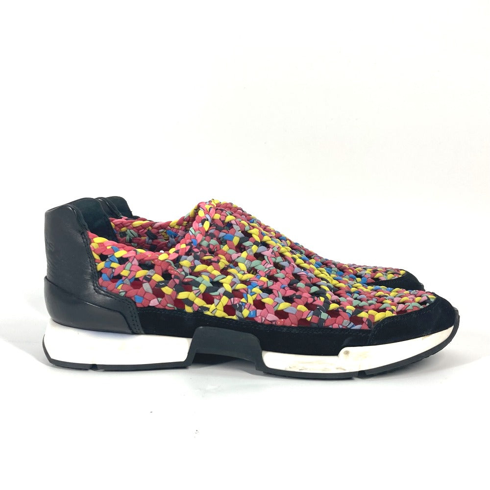 HERMES sneakers leather multicolor Slip-on Women 37 Used