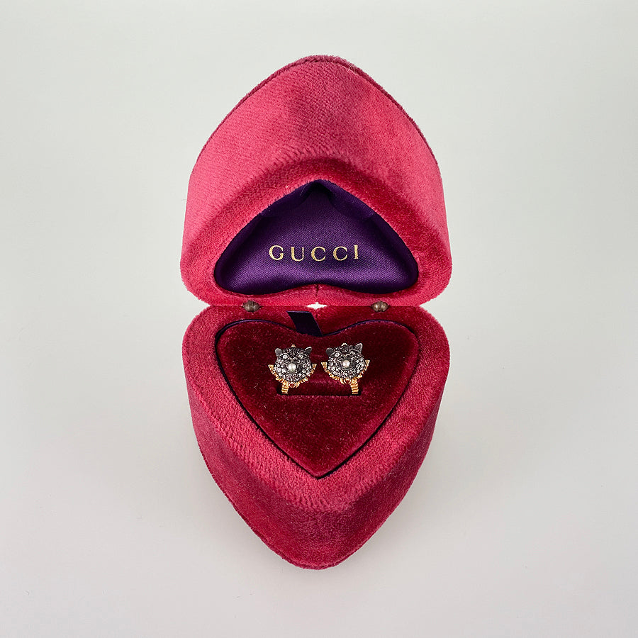 GUCCI Cat Head Le Marche de Merveille Ring