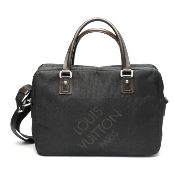 LOUIS VUITTON Business bag M93082 Damier canvas Noir (Black) Business bag Damier Jean Yak unisex(Unisex) Used