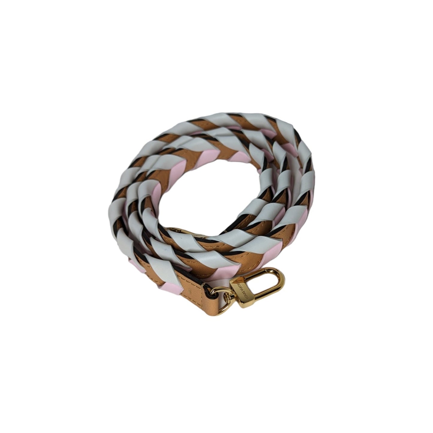 Louis Vuitton Damier Azur Braided Croisette Rose Bag
