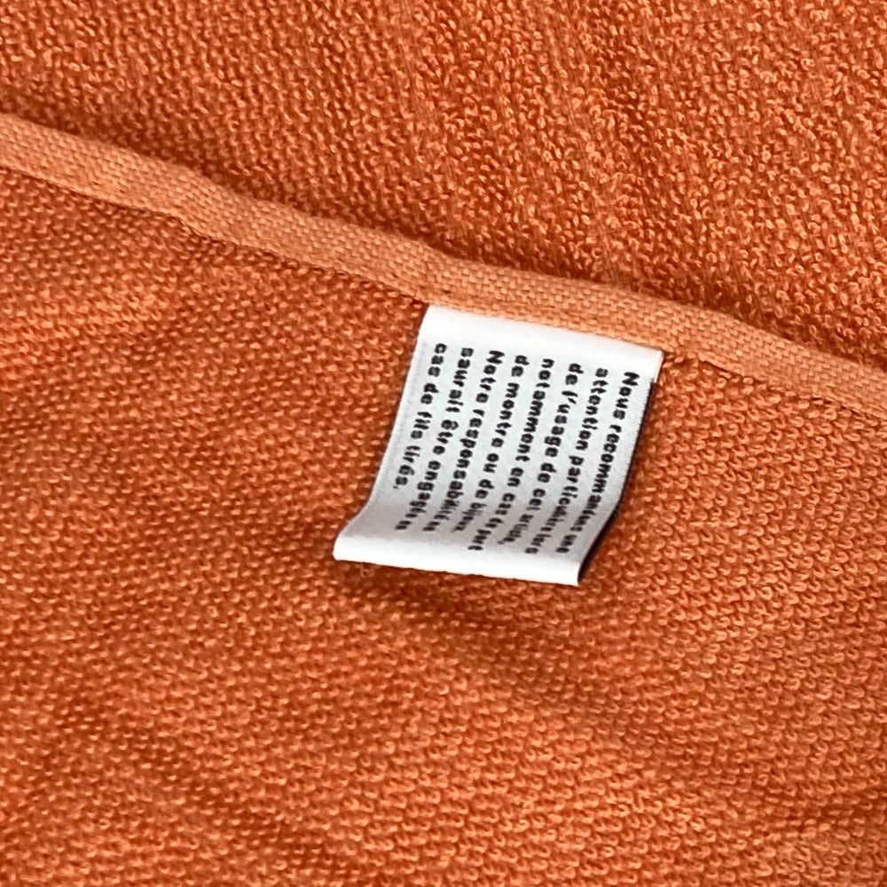 HERMES towel cotton Orange Bath towel Interior Throw Blanket Yachting logo Women Used