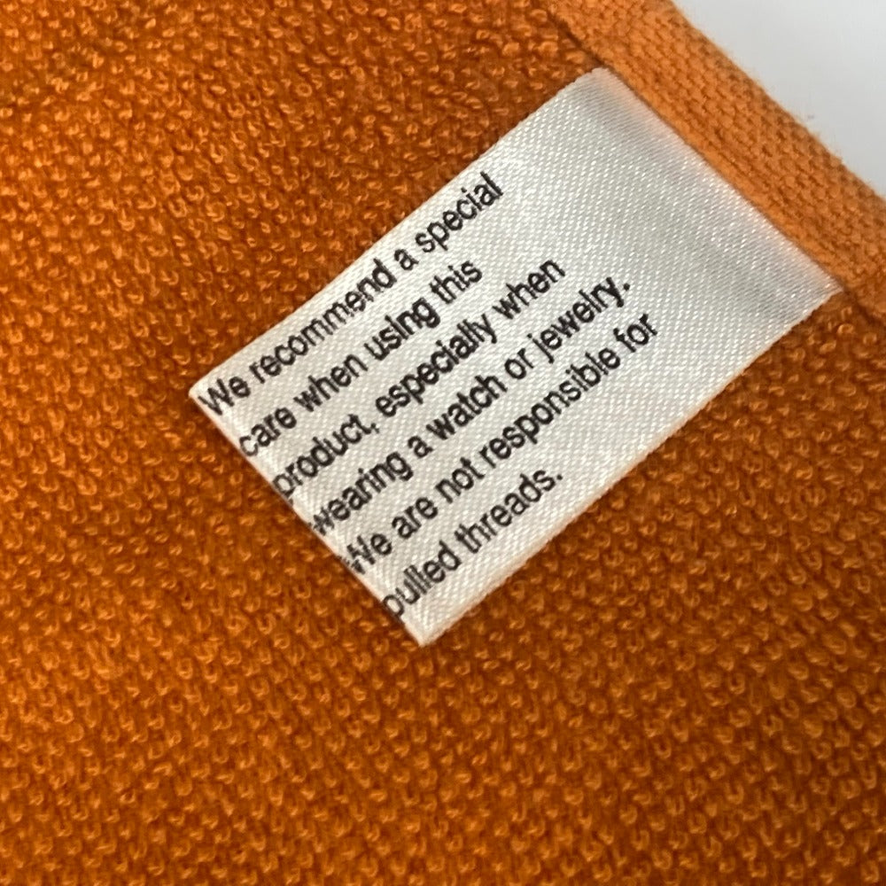 HERMES towel cotton Orange Bath towel Interior Throw Blanket Yachting beach towel logo Women Used