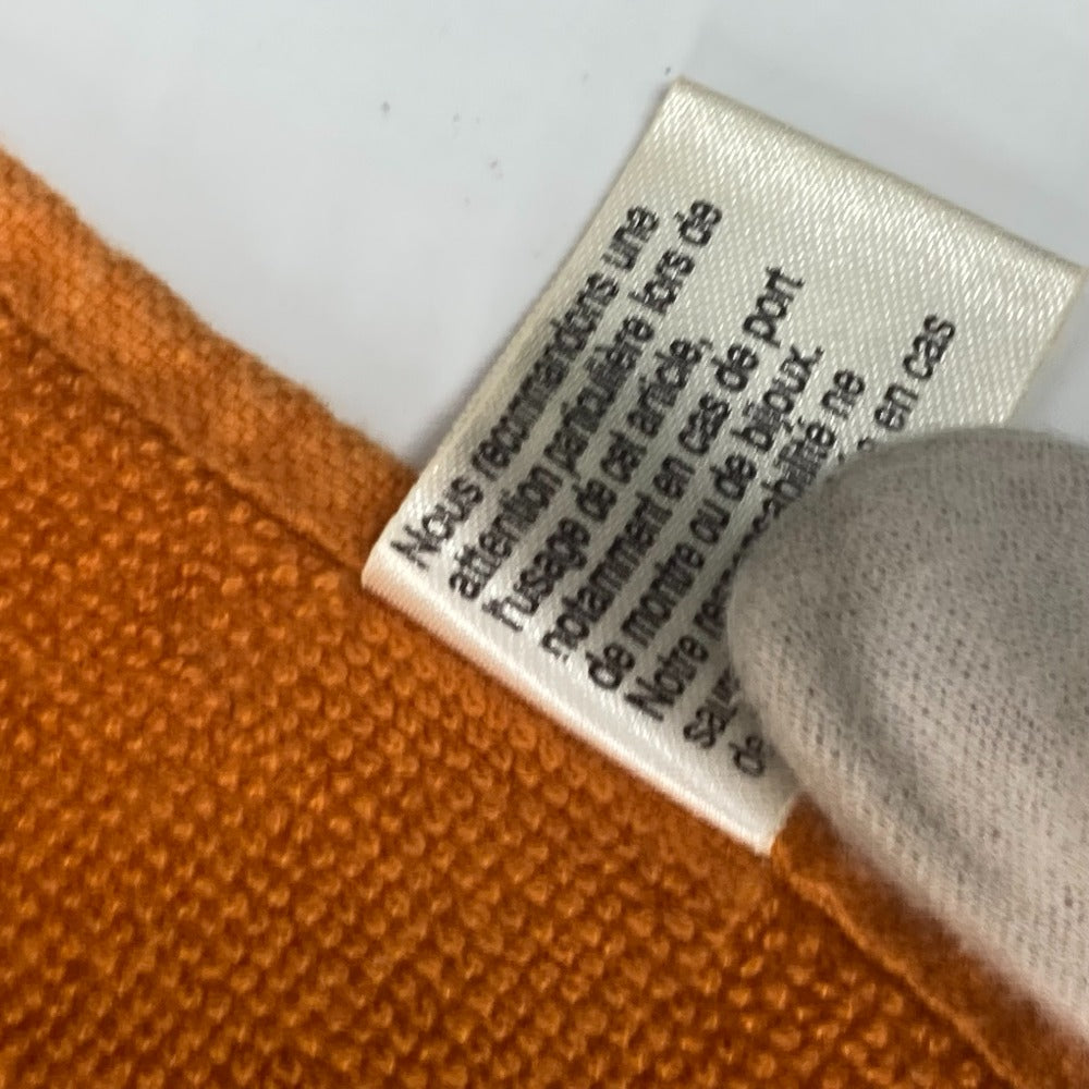HERMES towel cotton Orange Bath towel Interior Throw Blanket Yachting beach towel logo Women Used