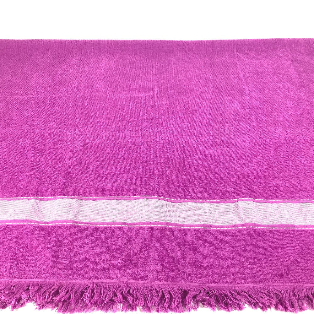 HERMES towel cotton purple Bath towel Interior Throw Blanket Yachting beach towel logo