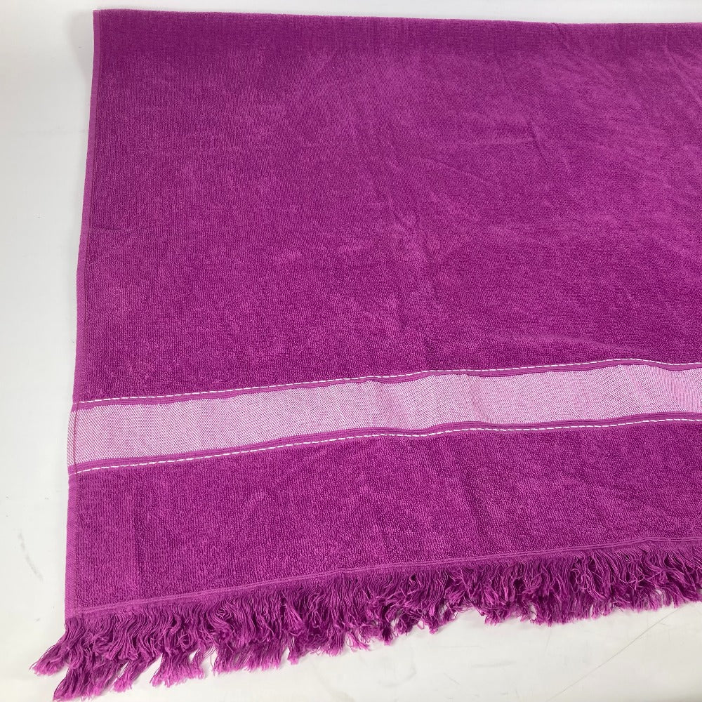 HERMES towel cotton purple Bath towel Interior Throw Blanket Yachting beach towel logo