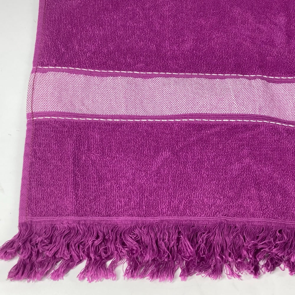 HERMES towel cotton purple Bath towel Interior Throw Blanket Yachting beach towel logo