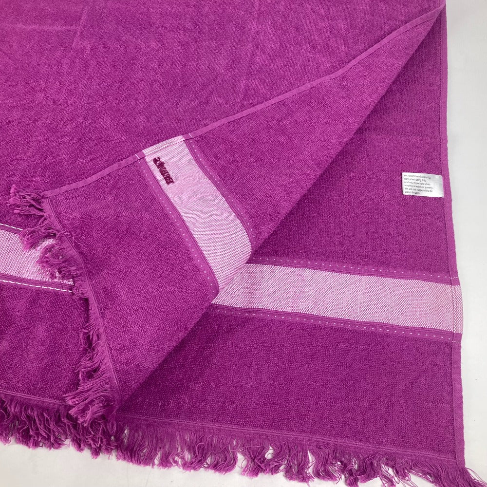HERMES towel cotton purple Bath towel Interior Throw Blanket Yachting beach towel logo