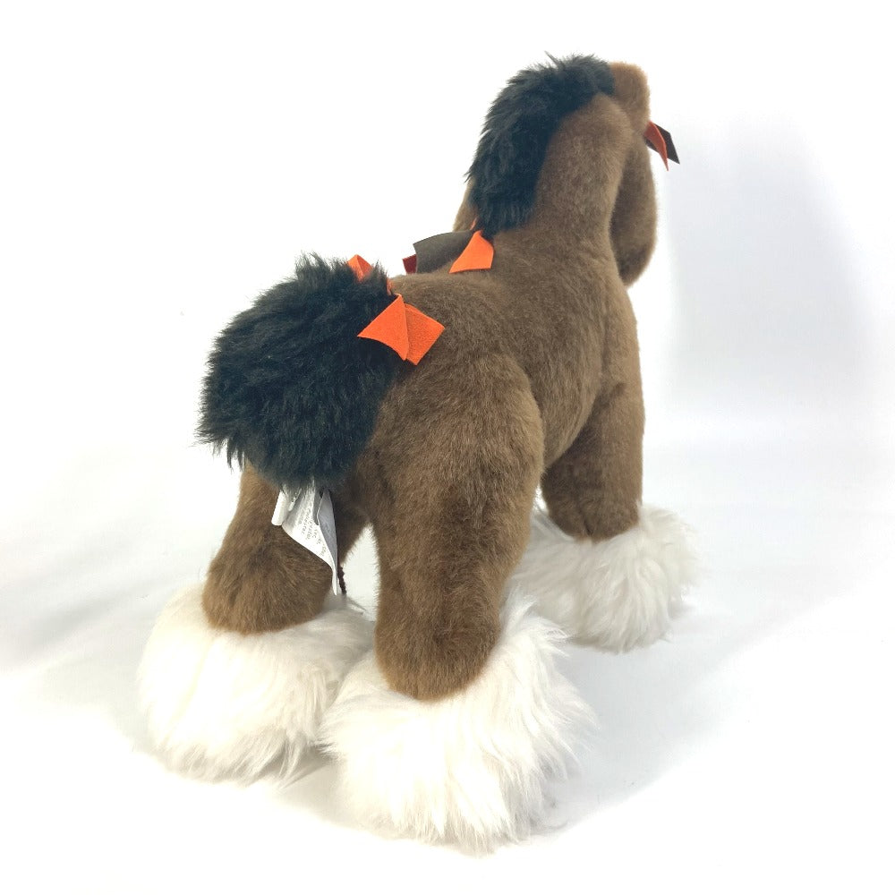 HERMES Plush Doll polyester Brown Doll interior Elmy PPM