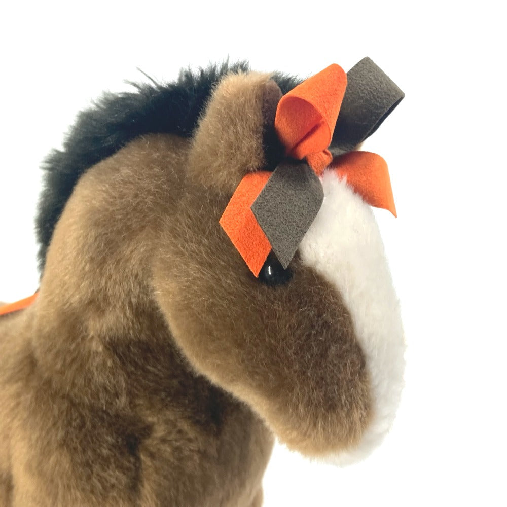 HERMES Plush Doll polyester Brown Doll interior Elmy PPM