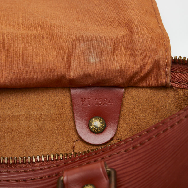 Louis Vuitton Brown Epi Speedy 25 Handbag M43013