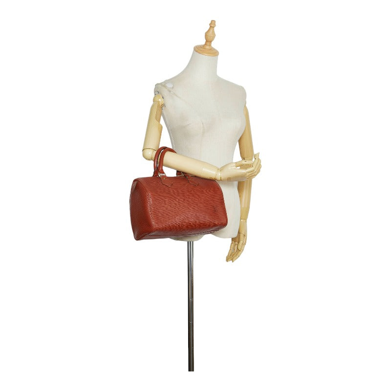 Louis Vuitton Brown Epi Speedy 25 Handbag M43013