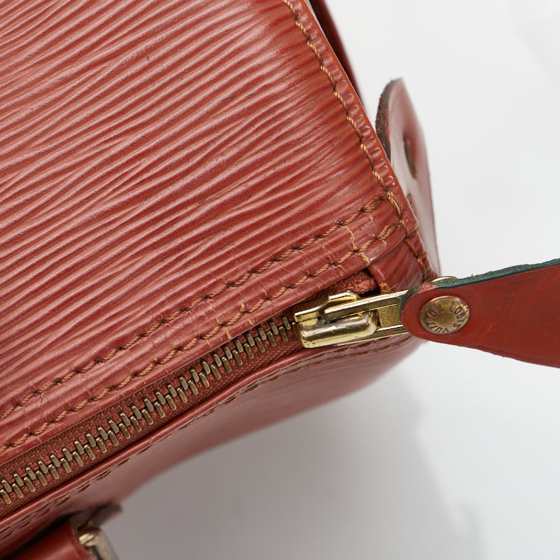 Louis Vuitton Brown Epi Speedy 25 Handbag M43013