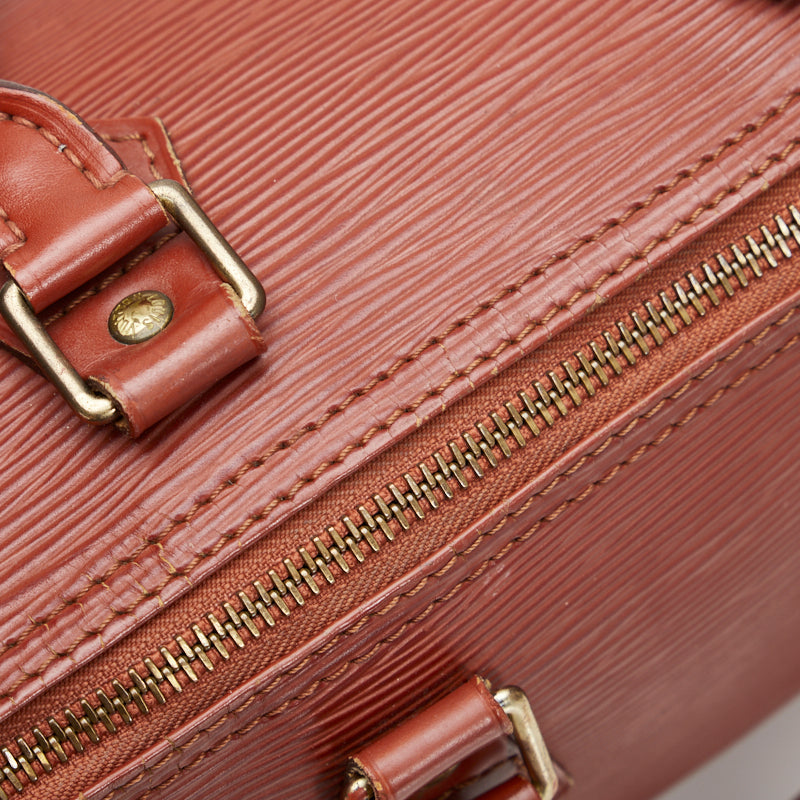 Louis Vuitton Brown Epi Speedy 25 Handbag M43013