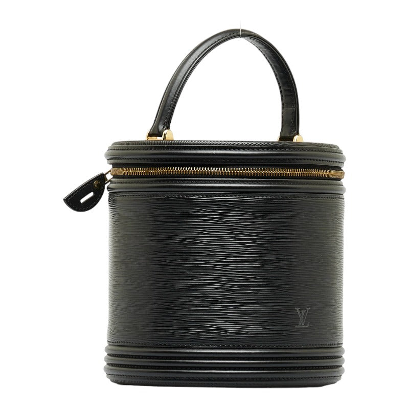 Louis Vuitton Epi Cannes Handbag Vanity Bag M48032 Noir