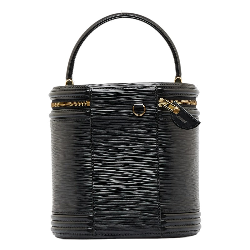 Louis Vuitton Epi Cannes Handbag Vanity Bag M48032 Noir