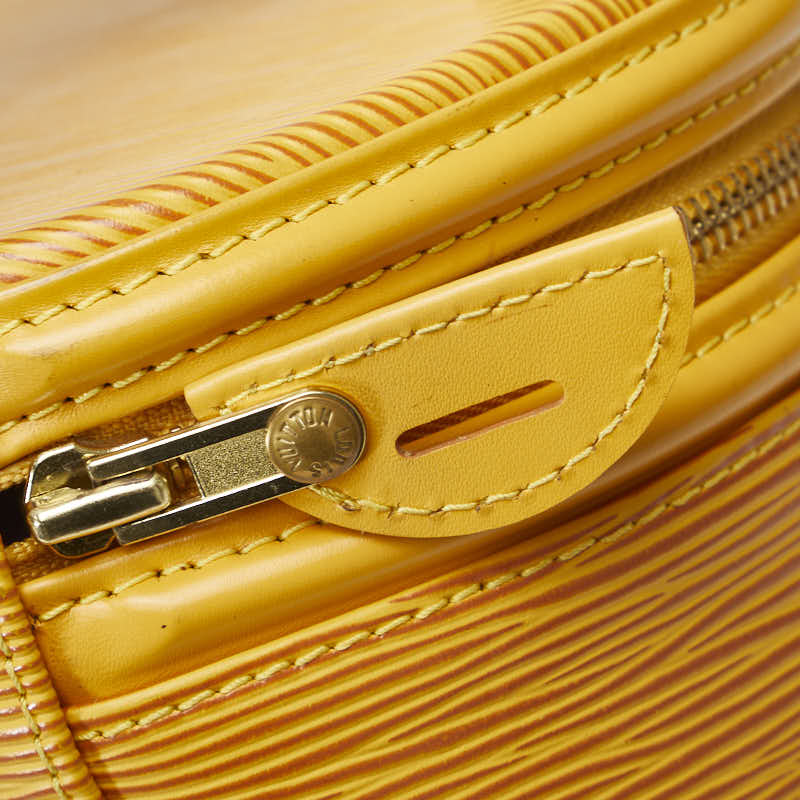 Louis Vuitton Epi Cannes Handbag Vanity Bag M48039 Tassili Yellow