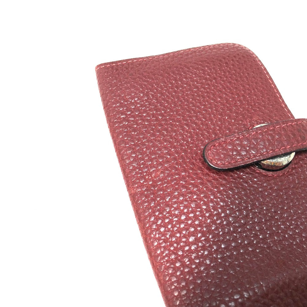 HERMES Coin case Togo Rouge ash Dogon