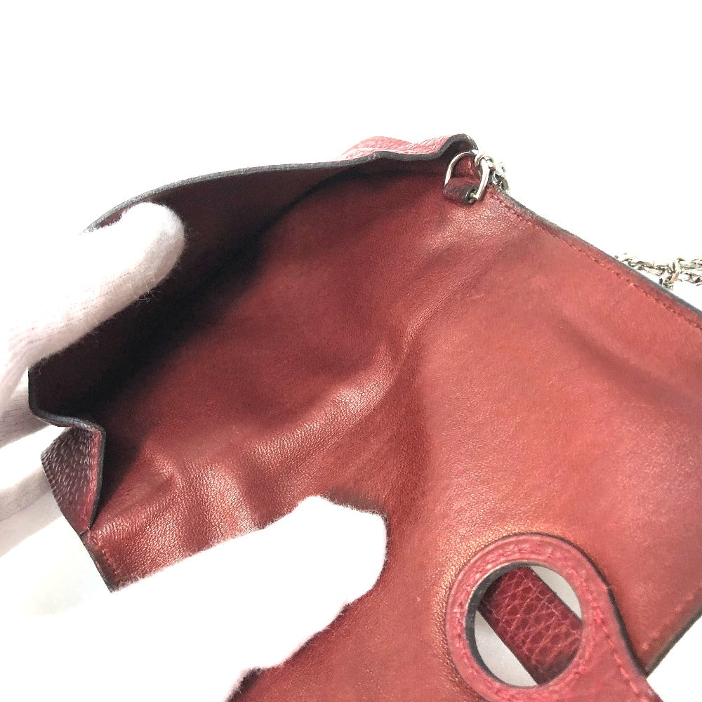 HERMES Coin case Togo Rouge ash Dogon