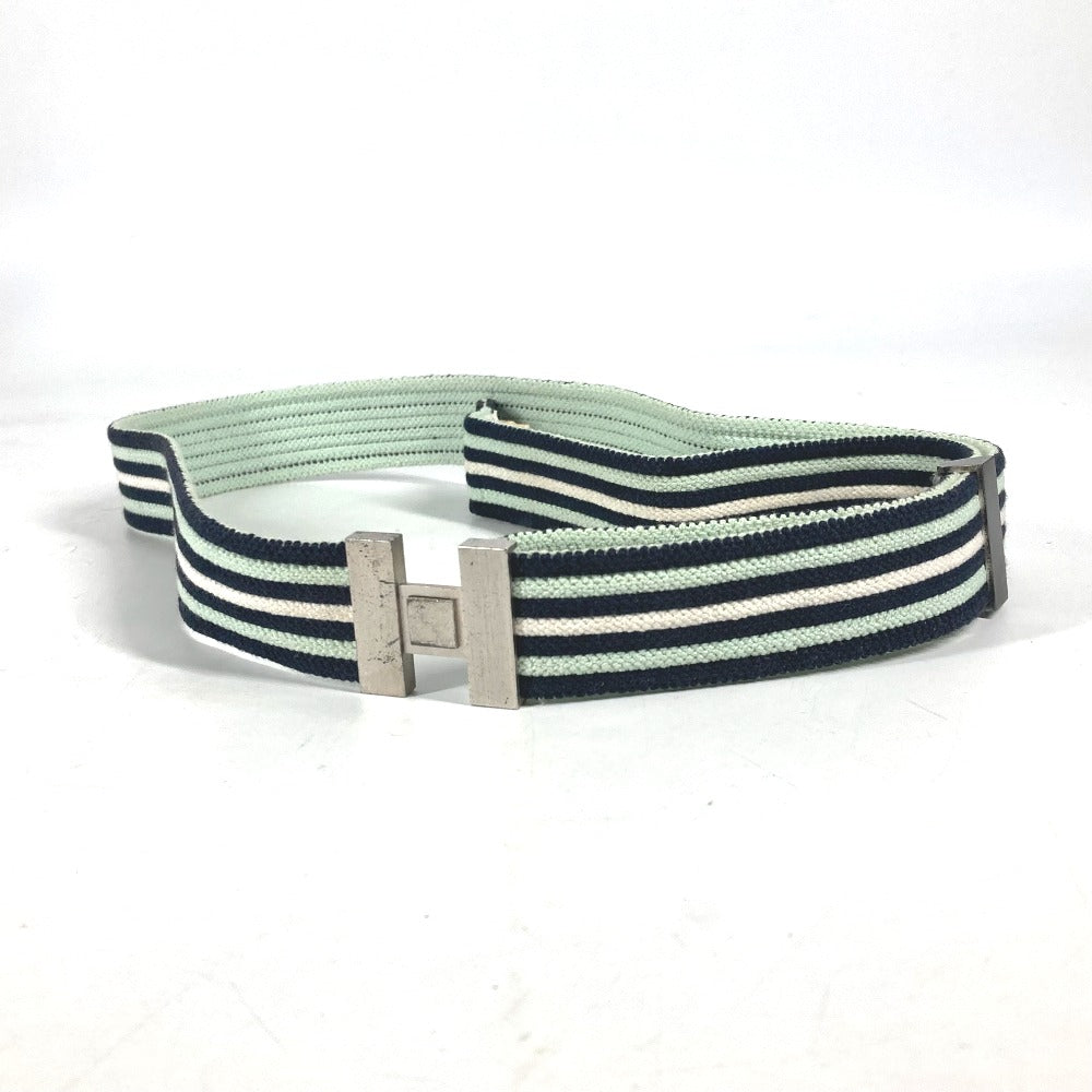 HERMES belt Rubber green H logo