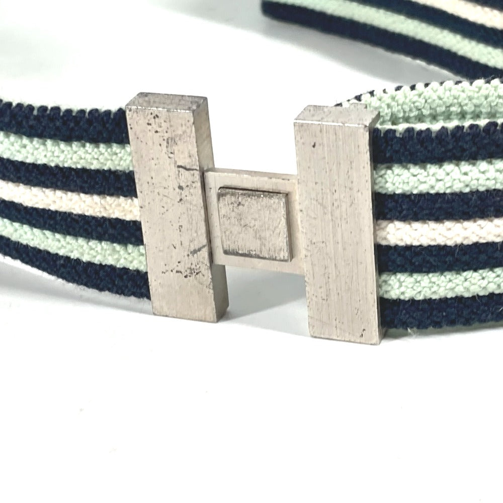 HERMES belt Rubber green H logo